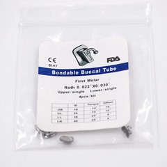 10Pack Dental Orthodontic Bondable Roth/MBT/Edgewise 022 018 Slot 1st/2nd Molar