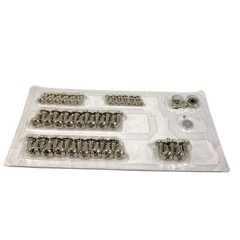Phillips Drive Pan and Flat Head Screws Bolts, Washers Set, 81 Pcs