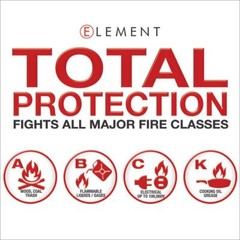 Element Fire E100 Industrial Portable Fire Extinguisher – 40100
