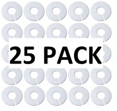 White Round Plastic Blank Rack Size Dividers – Multi-Pack