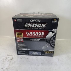 Rust-Oleum RockSolid Gray High Gloss Garage Floor Coating Kit Polycuramine 76oz