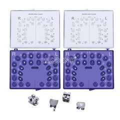 Dental Ortho Locking plate Self-Ligating Bracket Brace Roth/MBT .022 Hooks 3 4 5