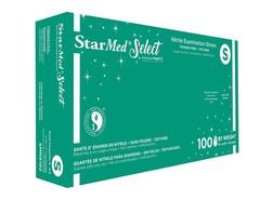 Sempermed StarMed Select Nitrile Examination Gloves, Small, 100 gloves/box