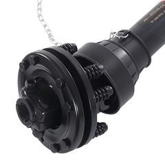 Black PTO Drive Shaft 1-3/8″ 6 Spline Ends 31.5″-41″ w/ Slip Clutch for Series 4