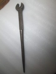 Vtg WILLIAMS 207 1-1/16″ 5/8″ USS Bolt Rat Tail Spud Wrench Iron Workers Tool