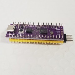 Raspberry Pi Pico RP2040 Dual-Core 264KB USB-C w/ Pin Headers PURPLE ~USA SHIP