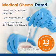 Supmedic Medical Soft Max™ Nitrile Exam Gloves, 100 Count Latex-Free Powder-Free
