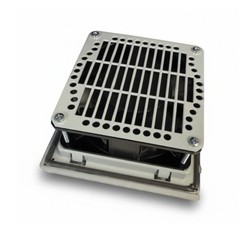 Zanardo 6″ Fan with Filter for Control Panel Enclosures, 115V, 1 Phas