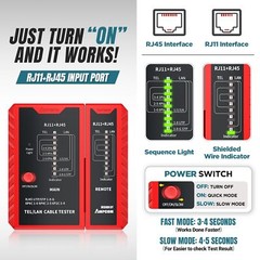 Ethernet Crimping Tool Kit 10in1 Pass Through Rj45/rj11 Network Tool Kit With Rj