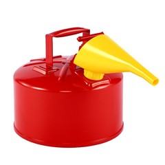 VEVOR Safety Gas Can 2.5 Gallon Type I Red Gas Can with Flame Arrester & Funnel