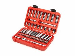 46-pc. 3/8 in. Drive Socket Set (Inch/Metric) TEKTON 15301