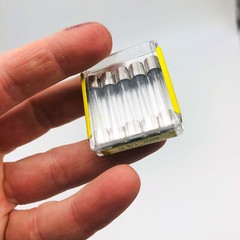 5x Bussman MDL-1/8-R Fuse Buss Small Dimension Glass Tube