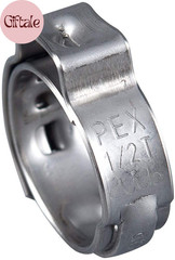 1/2 Inch 2 X 100 Ft (200 Ft) Pex-B Pipe/Tubing, 30 Pcs 1/2-Inch Barb Crimp Brass