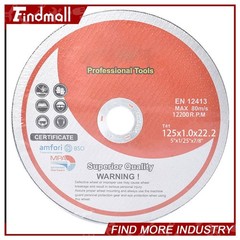 Findmall 100Pcs 5″x.040″x7/8″ Cut-off Wheel Metal & Stainless Steel Cutting Disc