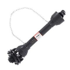 Black PTO Drive Shaft 1-3/8″ 6 Spline Ends 31.5″-41″ w/ Slip Clutch for Series 4