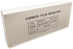 340 Piece Resistor Kit – Includes Assortment of ½ Watt, 1W, and 2W Resistors
