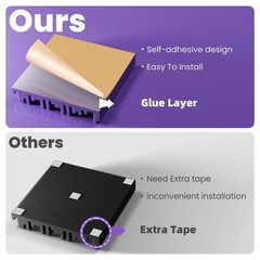 18 Pack Sound Proof Foam Panels for Wall,12″ X 12″ X 2″ Self-Adhesive Acousti…