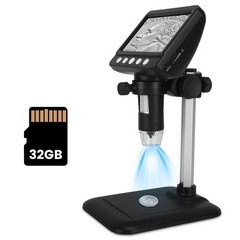 1080P Digital Microscope 1000X Soldering Microscope for Electronics Repair Coin