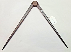 Dividers, Antique 10-7/8″ Machinists / Woodworkers firm joint Dividers