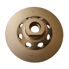 4″ Concrete Grinding Cup Wheels 9 Diamond Abrasive Seg 5/8″-11 Arbor