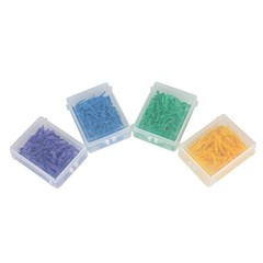 400x Disposable Dental Plastic Wedge With Hole All 4 Sizes Wave Shape Wedge BEA