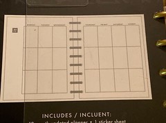 Disney Happy Undated Planner 12 Months Modern Vertical Accessories Envelopes NEW