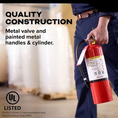 Kidde Commercial-Grade Fire Extinguisher for Office, Schools, Rechargeable,