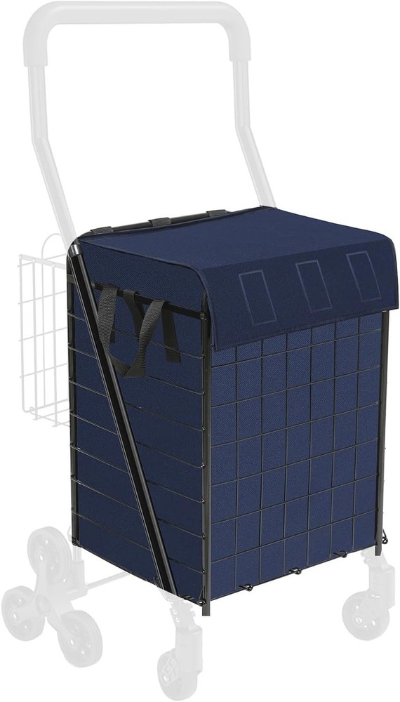 Shopping Cart Liner 14.7″X13.2″X20″ Blue Fits Grocery Waterproof Oxford Cloth