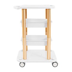 Instrument Rolling Cart For Cavitation Beauty Machine Salon SPA Trolley Stand US