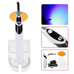 Dental Light Cure Lamp Cordless 3 Modes Metal Head LED 5SEC Dental Curing Light