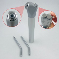 Dental Air Water Syringe Triple Spray 3 Way Handpiece with 2 Nozzles Tips Tubes