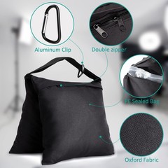 4 Pack Sandbags Weight Bags for Photography, Light Stand, Canopy, Tripod