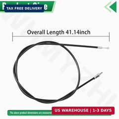 14645 Replacement Throttle Cable for Earthquake/Viper Mini-Tiller/Cultivator MC4