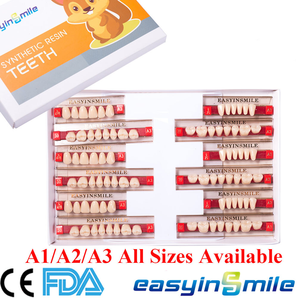 Dental DIY Acrylic Resin Teeth Full Set/Anterior/Posterior Denture Replacement’s