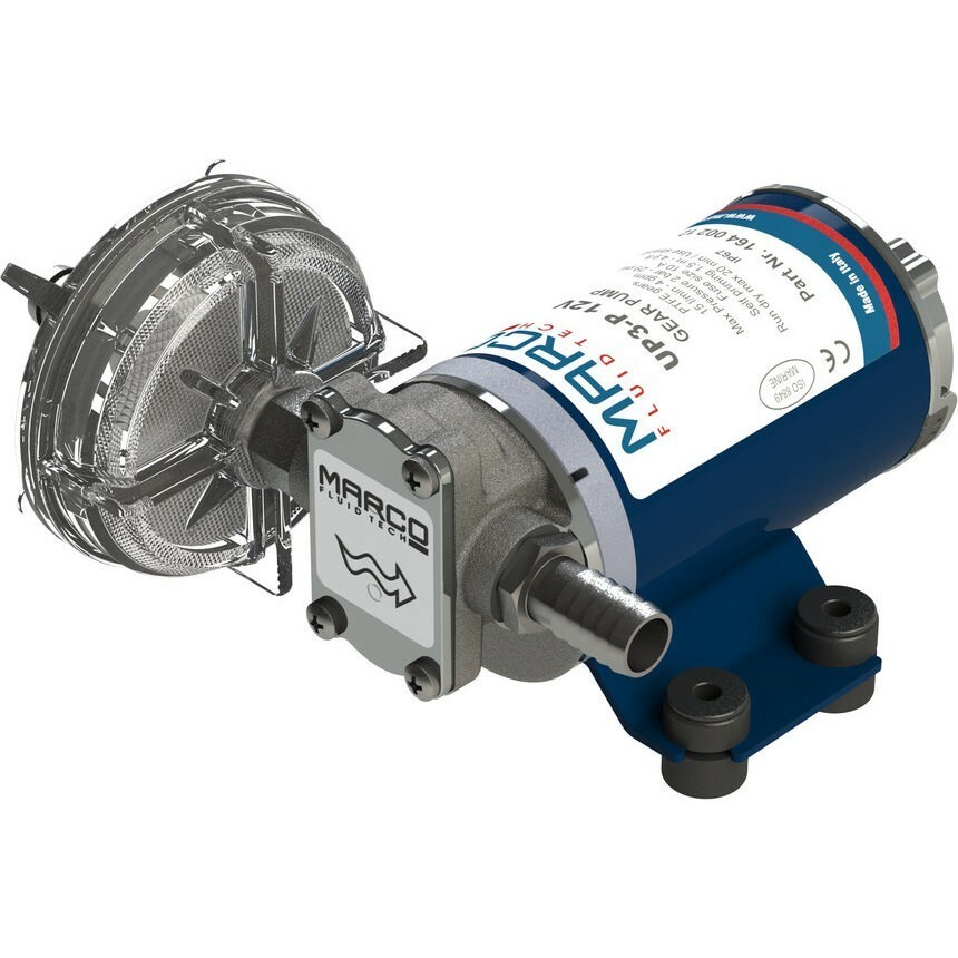 Marco UP3-P pump with polymer impellers 15 l/min 2 bar 12V made in Italy