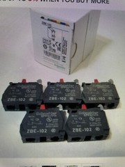 SCHNEIDER ZBE-102 1NC 5 Pcs. Per Pack. auxiliary contact NIB