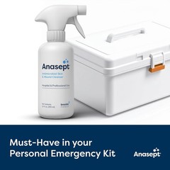 Anasept Wound Cleanser 12 oz. Spray Bottle, 2 Pack