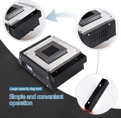Lead-Free Titanium Solder Pot 500W Dual Digital Display 2.3kg Capacity 600°C Max