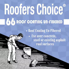 66 Home Roof Coating Waterproof Black Elastomeric Rubberized Sealant 4.75 Gal