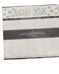2027 Magnetic Pad Calendar Rae Dunn 17 Months Bee Design Aug 2026- Dec 2027
