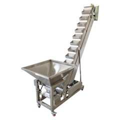 Tipping Bucket Automatic Feeding Machine Materials Feeder 220V 1.9m