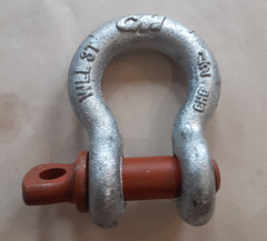 Columbus McKinnon M650G – Shackle- Screw Pin -Galvanized -Size 1/2″ WLL 3 ton