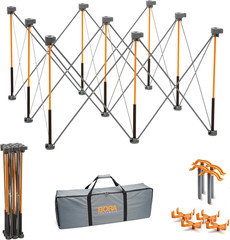 Centipede 2 Ft. L X 4 Ft. W X 2.5 Ft. H Folding Work Table Steel 1500 Lb. Capaci