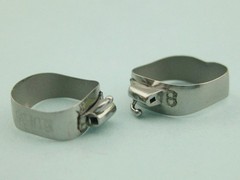 40Pcs Dental Orthodontic 1st Molar Band&Buccal Tube U1/L1 Non-convert. MBT .022