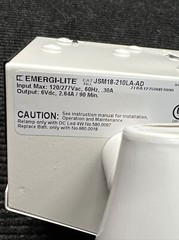 New 6V Compact Steel Battery Unit SID Emergency Light JSM18-210LA-AD