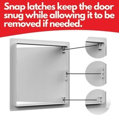 Access Panel for Drywall – Wall & Ceiling Plumbing and Electrical Hinged Acce…