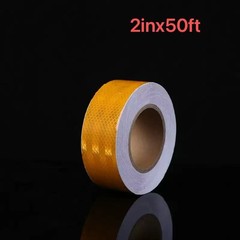 50ft DOT-C2 Orange Reflective Tape 2″ Inch High Vis Safety Reflector Trailer