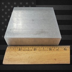 6061 Aluminum Block 1″ x 3.5″ x 4.875″ Billet Flat Bar USA CNC Stock