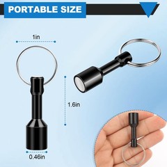 Keychain Magnet for Testing Brass, Pocket Magnet Key Chain with Strong Magnetic
