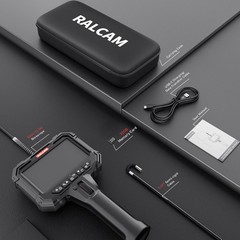 Ralcam 2-Way Borescope 6.2mm Slim Probe Inspection Camera Endoscope with Light